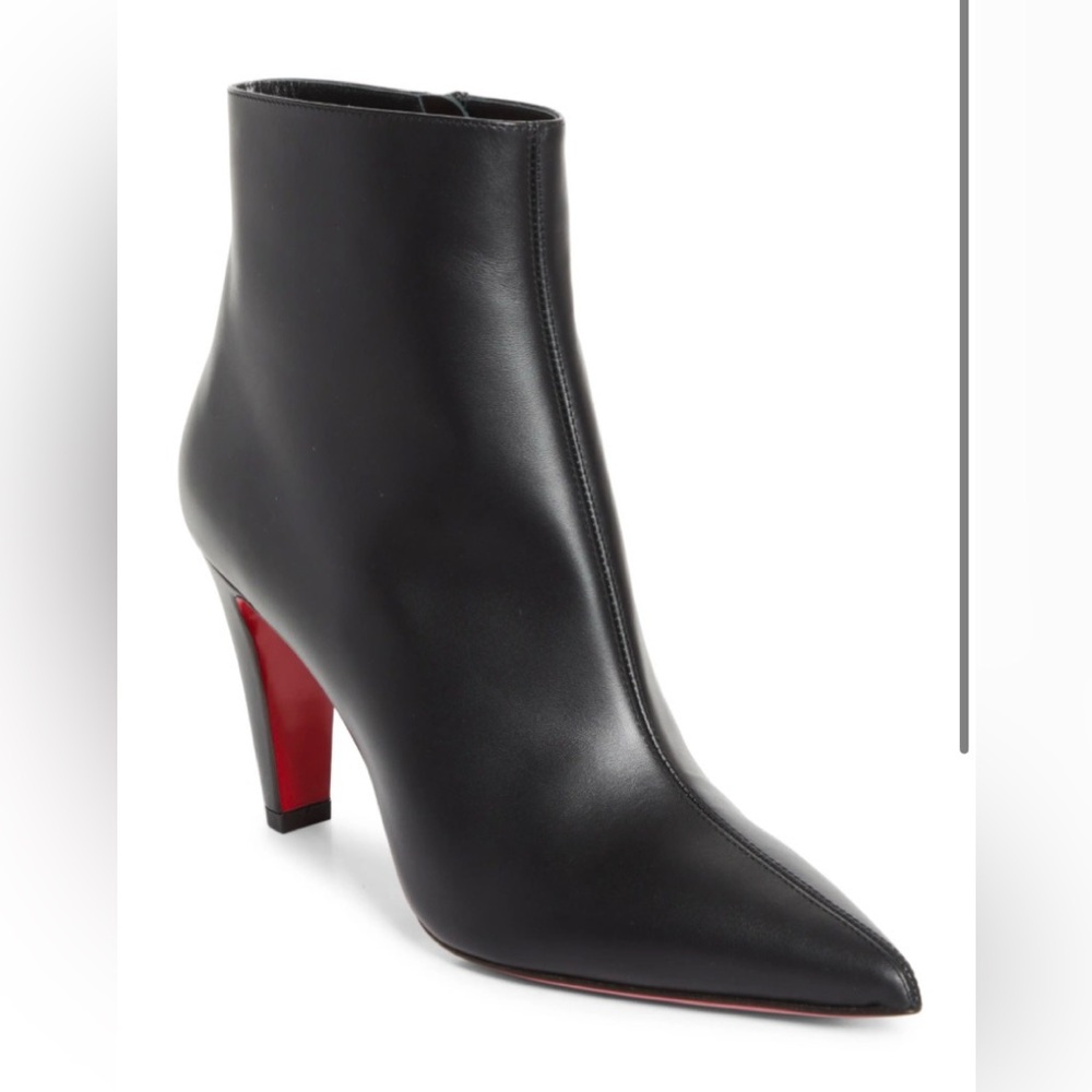 Christian Louboutin vibella booty 85mm boot ankle bootie sz 39.5